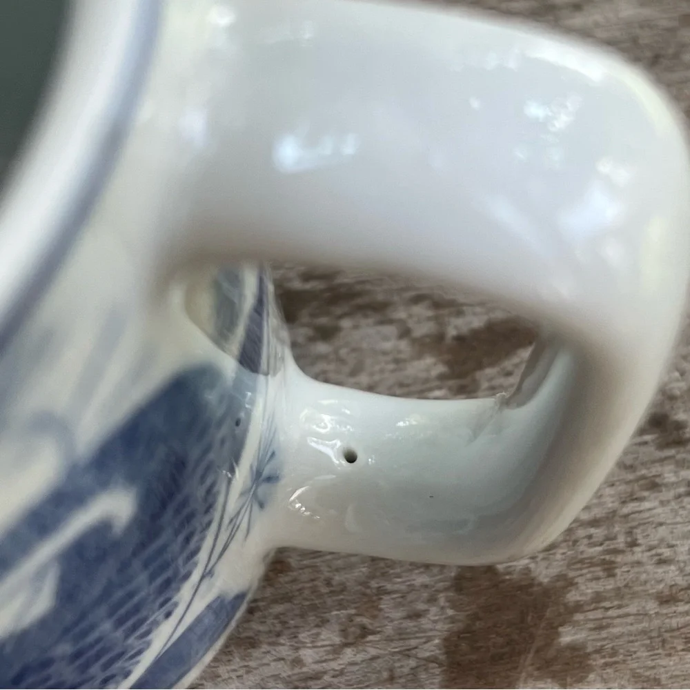 Four Blue and White Koi Fish Mug